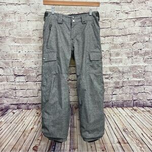 Burton Dry Ride Gray Waterproof Snowboard Ski Pants